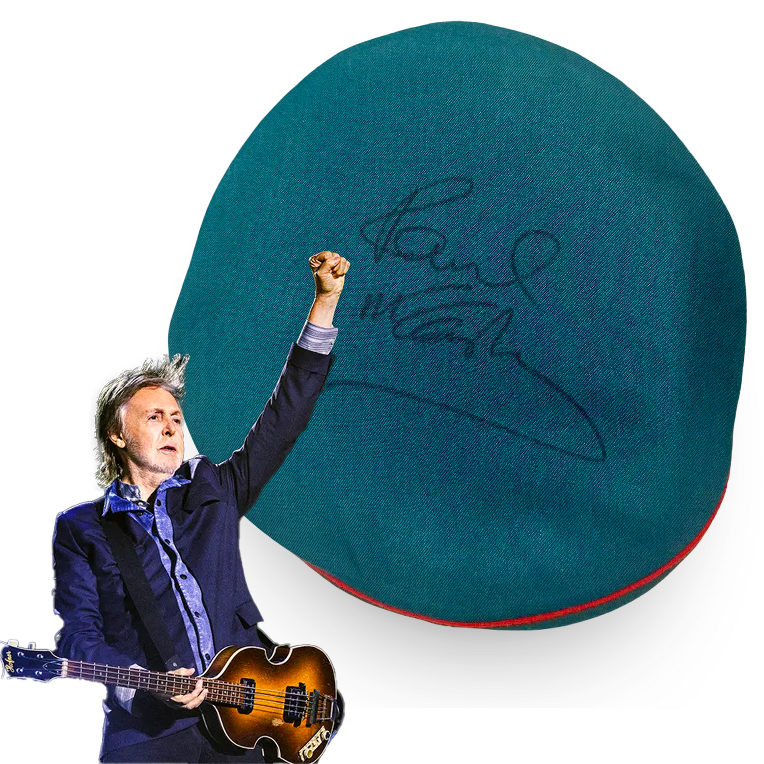 Paul McCartney Signed Russian Military Hat, Beatles Back in the USSR. PSA0