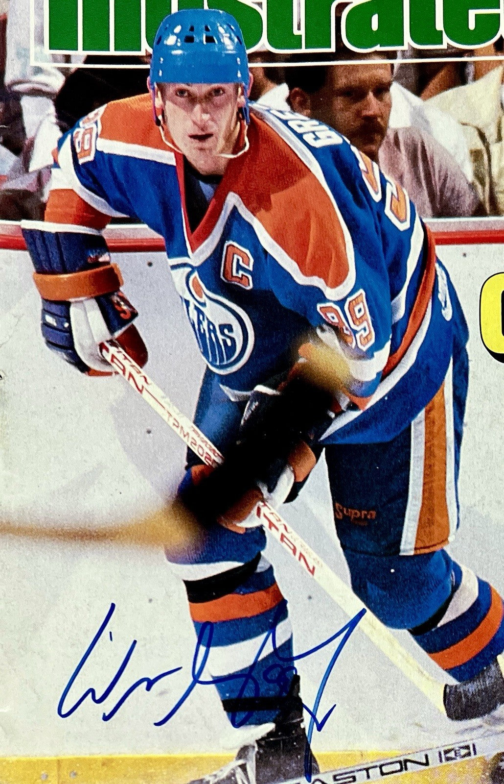 Wayne Gretzky Signed Sports Illustrated Magazine, 1987. Great, Gretzky. JSA1