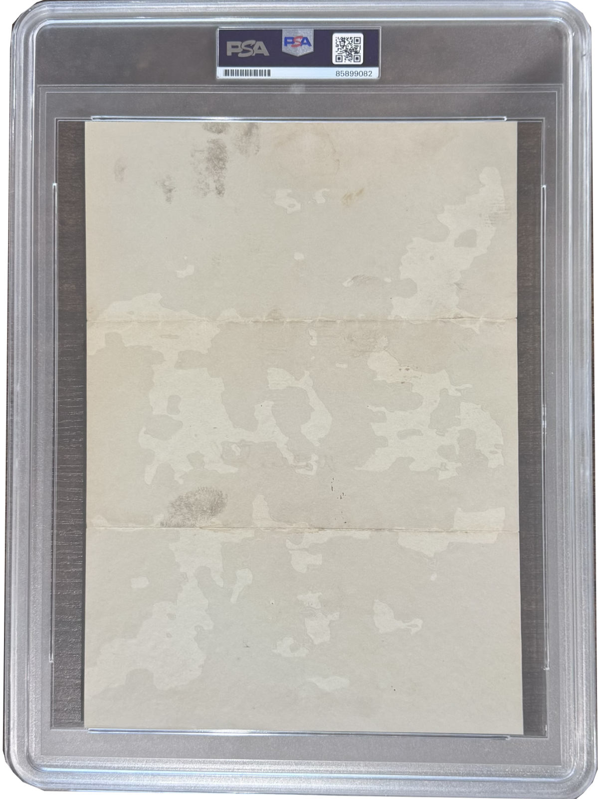 Walter Johnson Signed Letter and Fingerprints, 1927. Gem Mint, PSA 107