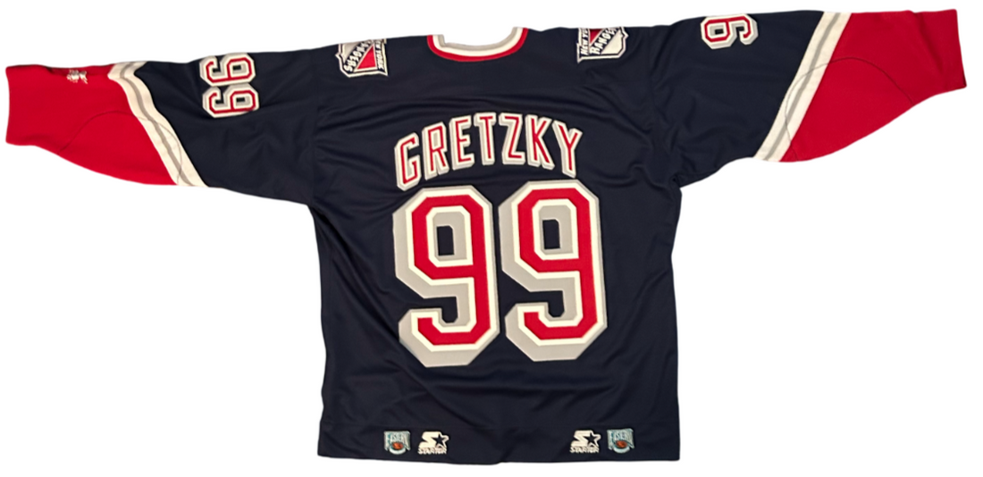 Wayne Gretzky NHL New York Rangers Starter Authentic Jersey Large Vintage Unused1