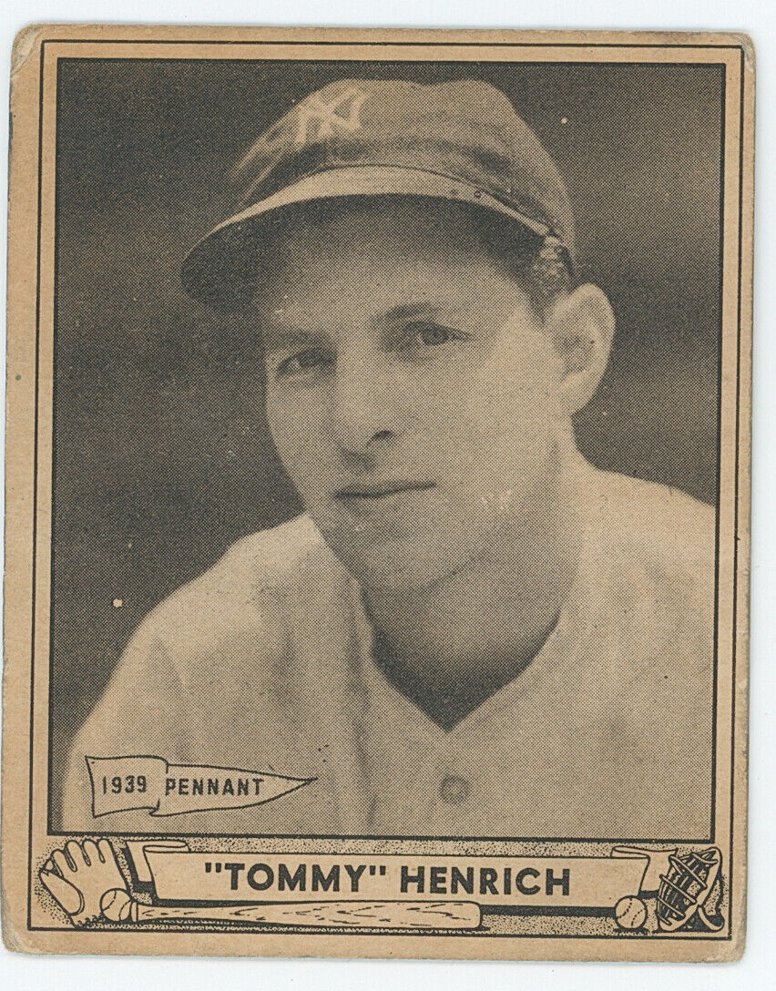 1940 Playball Tommy Henrich . 