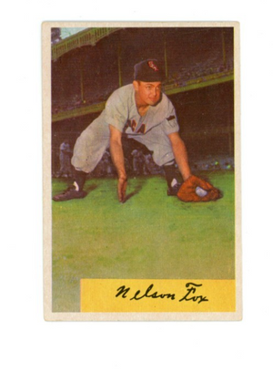 1954 Bowman Nellie Fox Signed