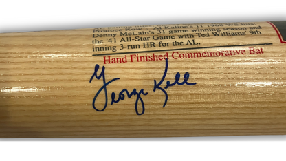 Al Kaline, Kell &amp; Newhouser Multi Signed Detroit Tigers Baseball Bat. Auto JSA3
