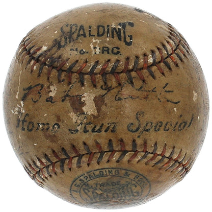 1934 New York Yankees Babe Ruth &amp; Lou Gehrig Multi Signed Baseball6
