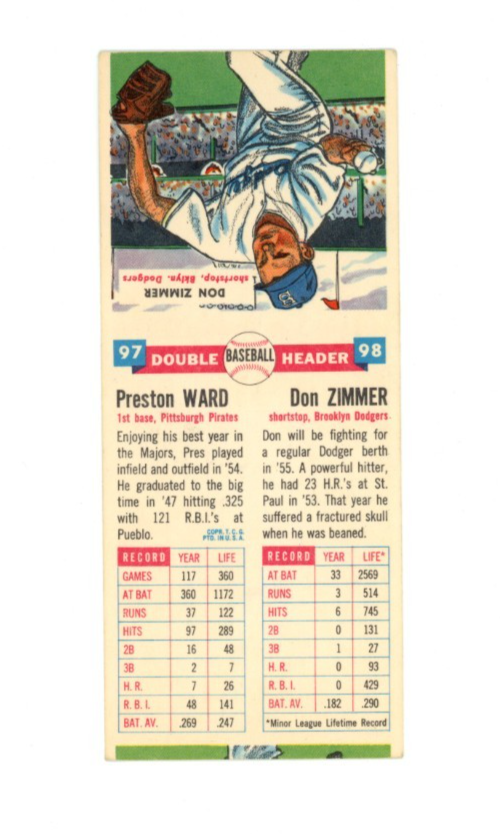 1955 Topps Double Headers 