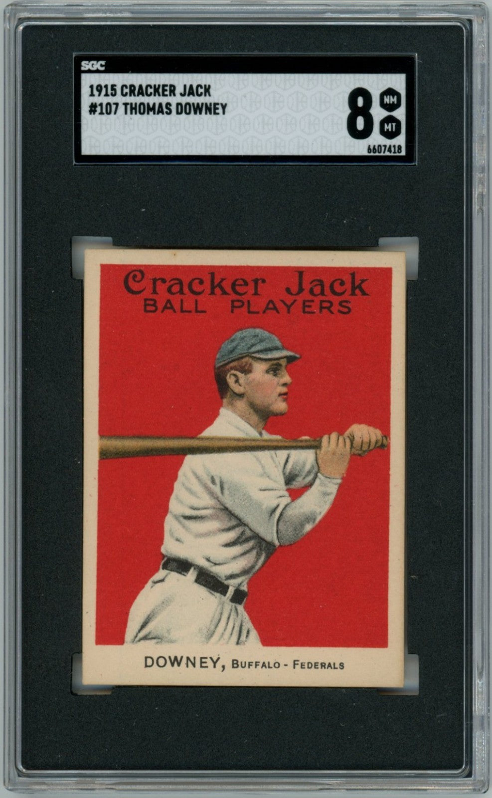 1915 Cracker Thomas Downey SGC 80