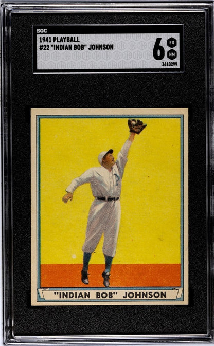 Robert "Indian Bob" Johnson 1941 Play Ball 