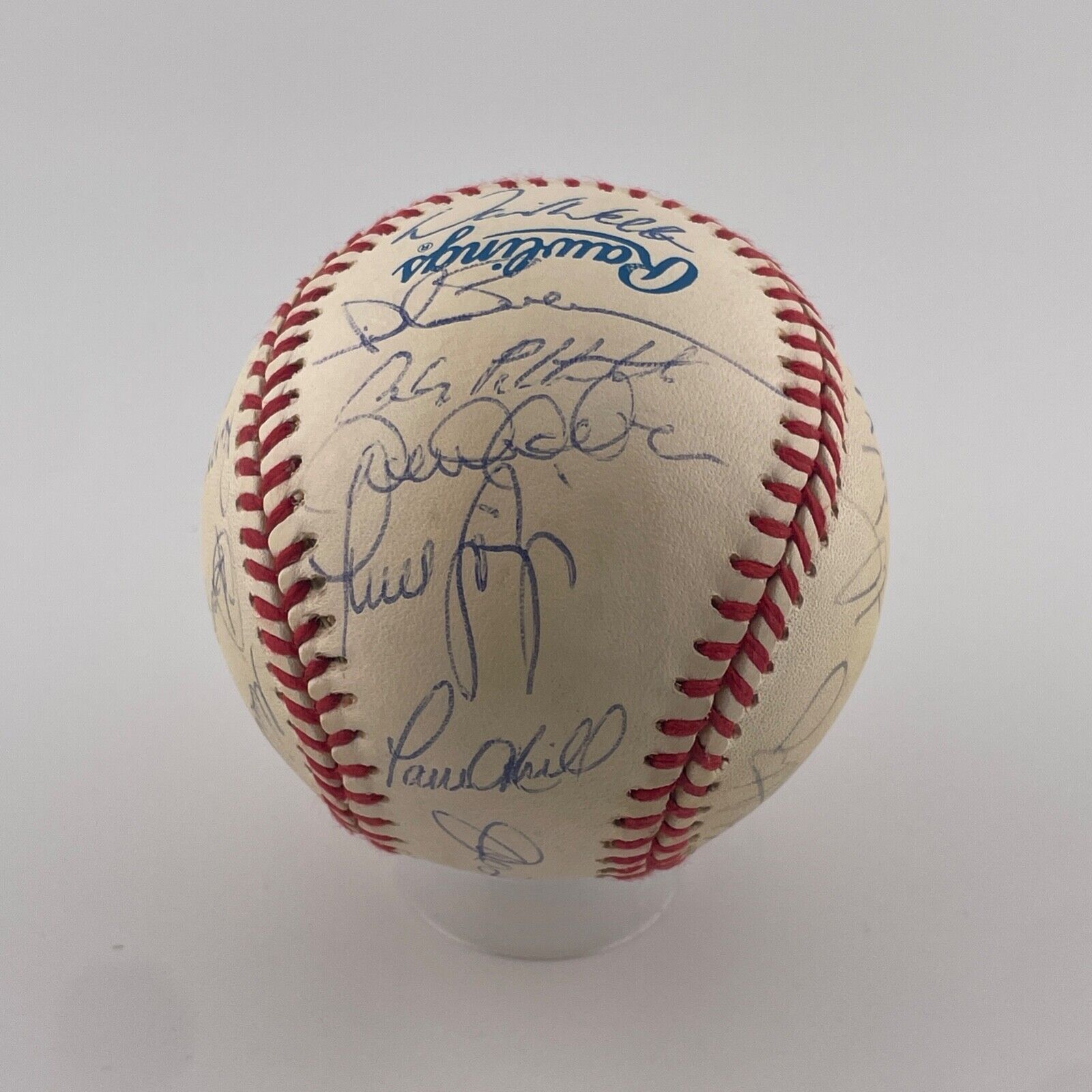 1998 Yankees World Championship Team Signed Baseball. 25 Sigs. Full JSA LOA.