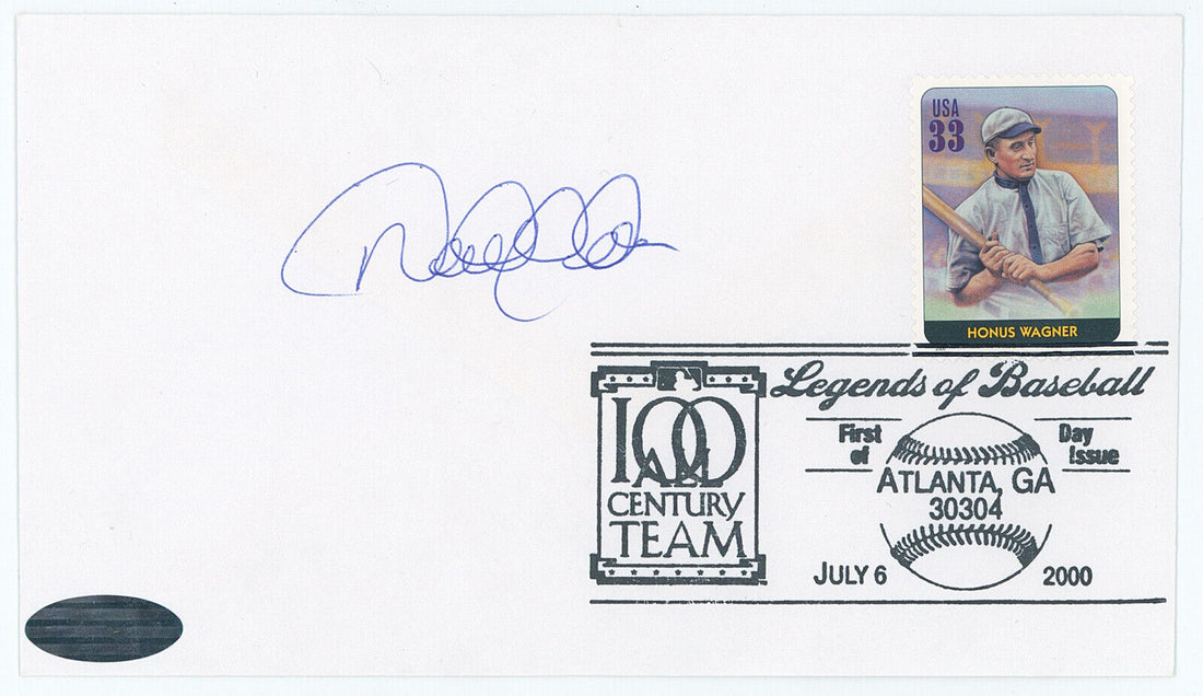 Derek Jeter Signed First Day Cover. Auto JSA