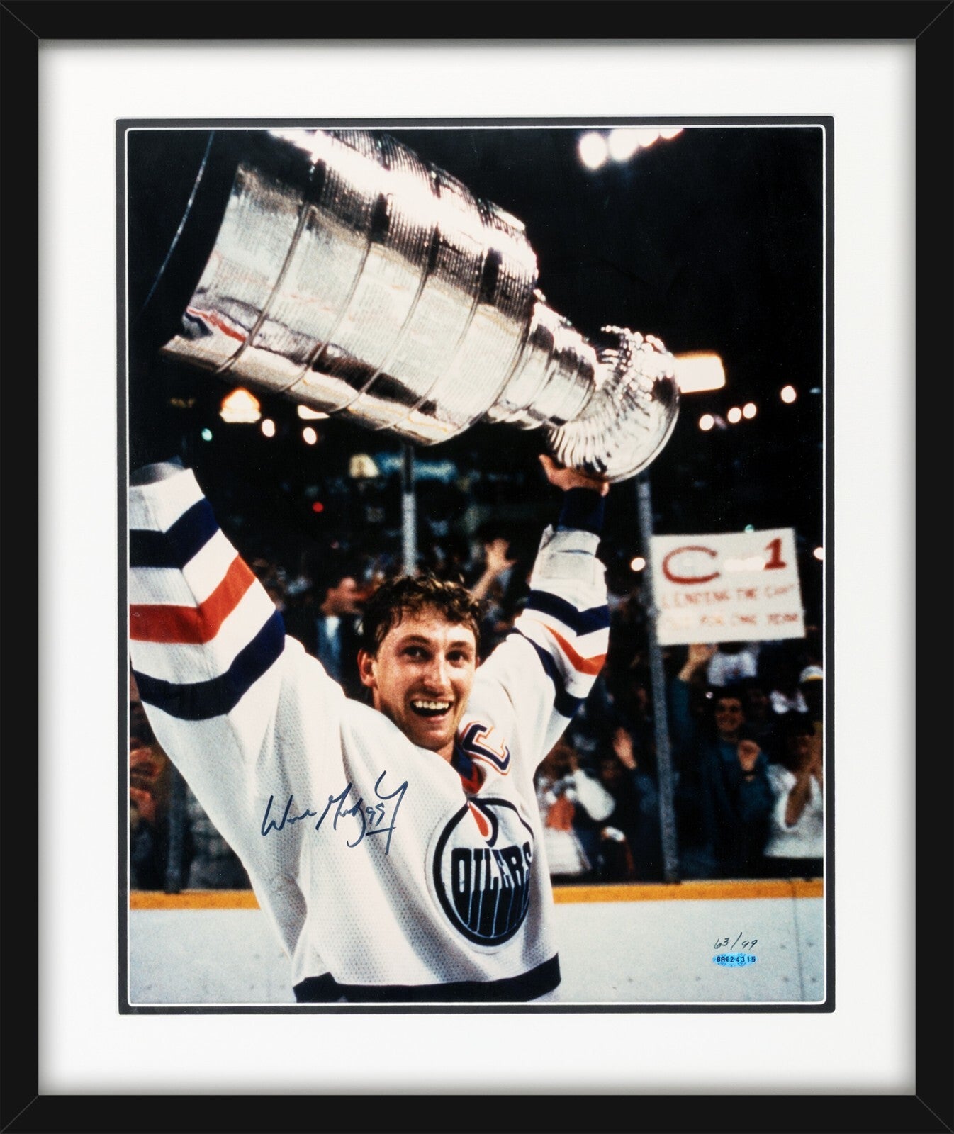 Wayne Gretzky Signed 16x20 Photo, Upper Deck Limited Edition /99. Auto UDA0