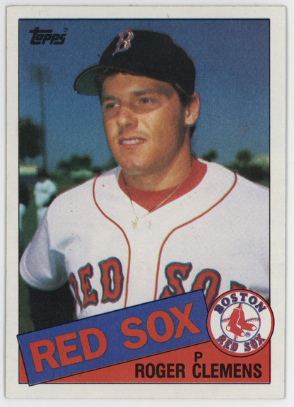 Roger Clemens 1985 Topps. 