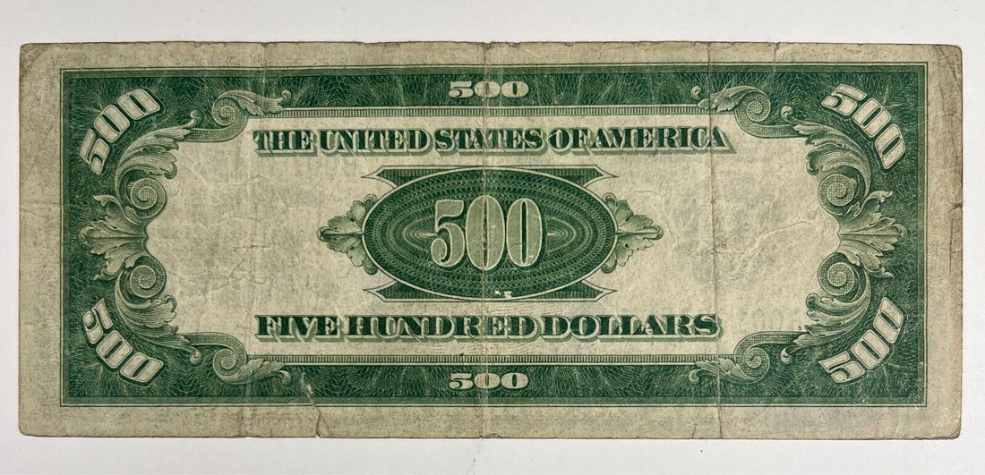 1934 $500 Federal Reserve Note, New York District