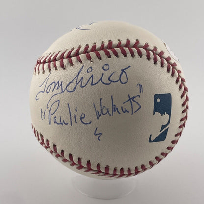 3x Sopranos Cast Signed + Inscribed Baseball Lot, James Gandolfini + 9 Sigs. JSA