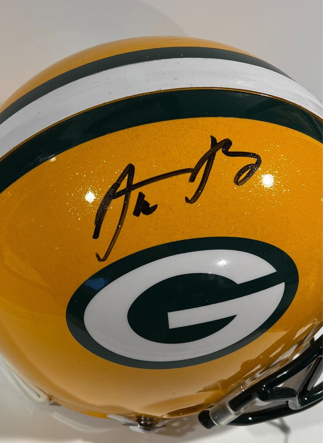 Aaron Rodgers Signed Green Bay Packers Helmet. Steiner Sports