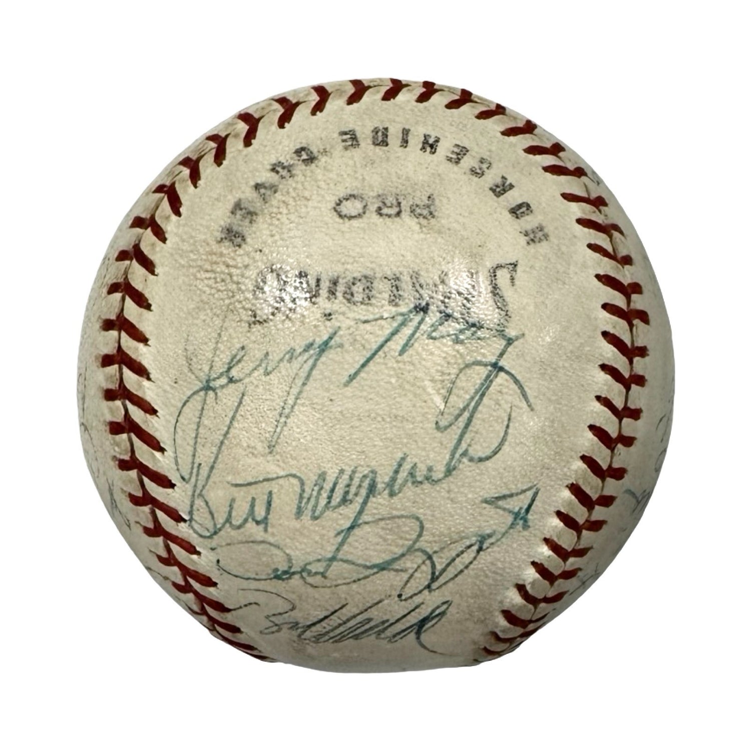1970 Pittsburgh Pirates Team Signed Baseball with Roberto Clemente. JSA5