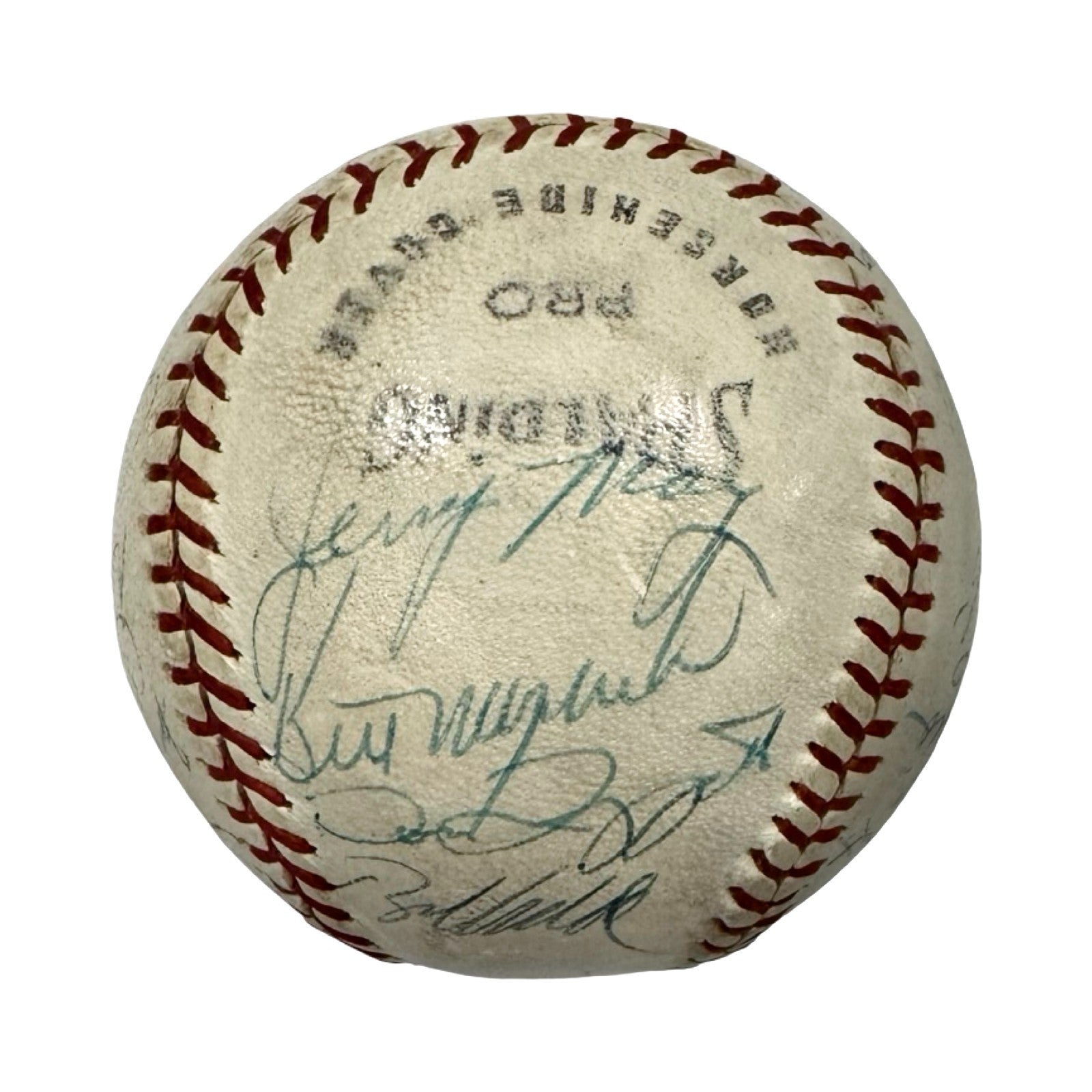 1970 Pittsburgh Pirates Team Signed Baseball with Roberto Clemente. JSA5