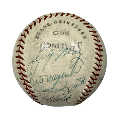 1970 Pittsburgh Pirates Team Signed Baseball with Roberto Clemente. JSA5