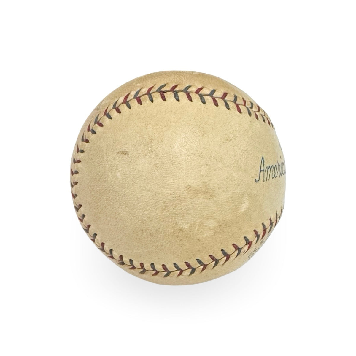 Babe Ruth &amp; Lou Gehrig Dual Signed Official American League Baseball. PSA JSA4