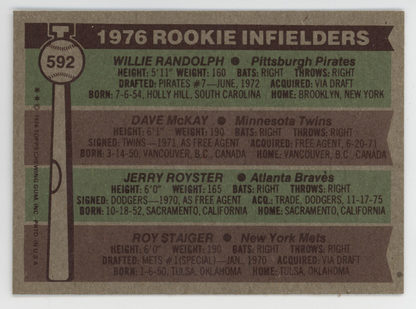 Willie Randolph 1976 Topps. 