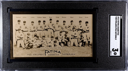 1913 Fatima T200 Philadelphia Nationals. Grover C Alexander. SGC 30