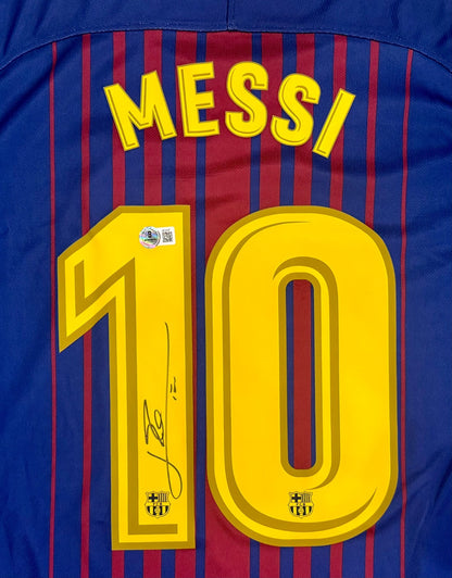 Lionel Messi Signed Barcelona FC Jersey, BAS3