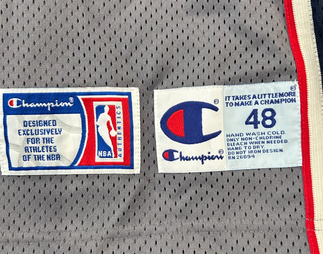 Jason Kidd New Jersey Nets Signed Jersey, Champion Authentic. NWT Size 48. JSA4