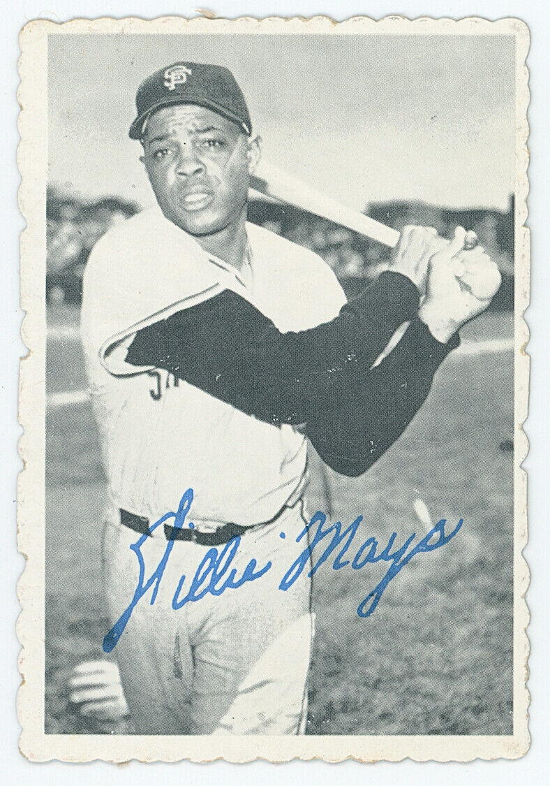 1969 Topps Deckle-Edge Willie Mays. San Francisco Giants. 