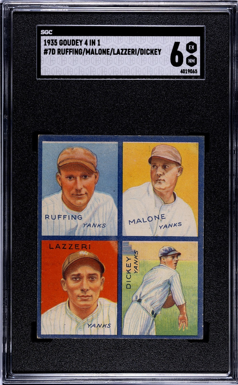 1935 Goudey 4 in 1 