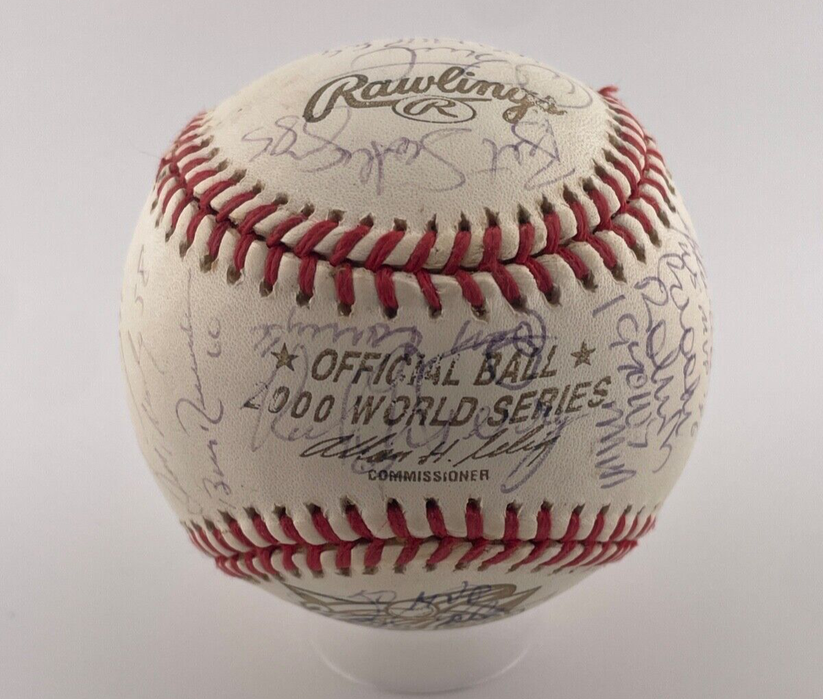 WS MVP Winner Signed Limited Edition Baseball. 24 Sigs 10 HOFers. Full JSA LOA.