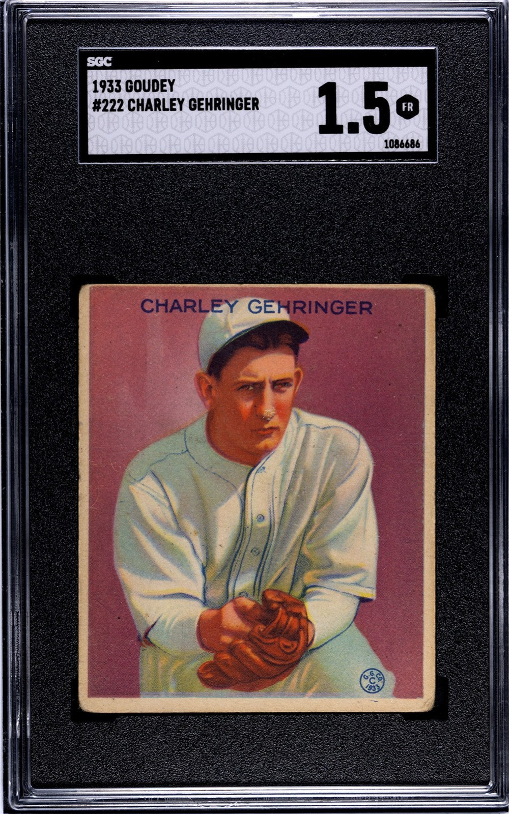 1933 Goudey Charley Gehringer 