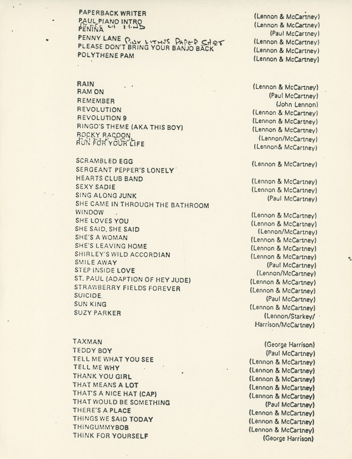 Michael Jackson Signed 1985 Beatles Music Catalog Purchase Document9
