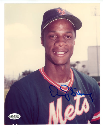 Darryl Strawberry Signed Photo, 8x10. New York Mets JSA0