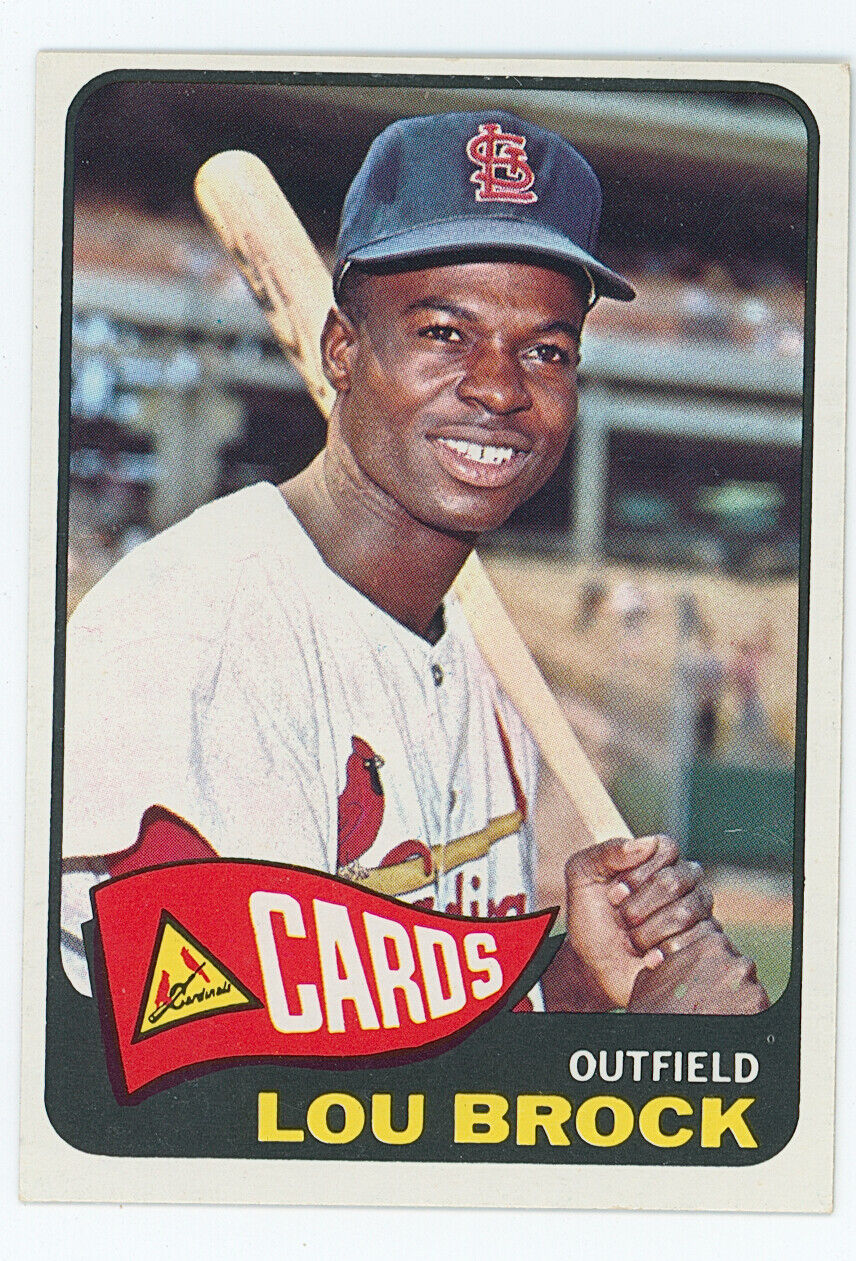 1965 Topps Lou Brock. 