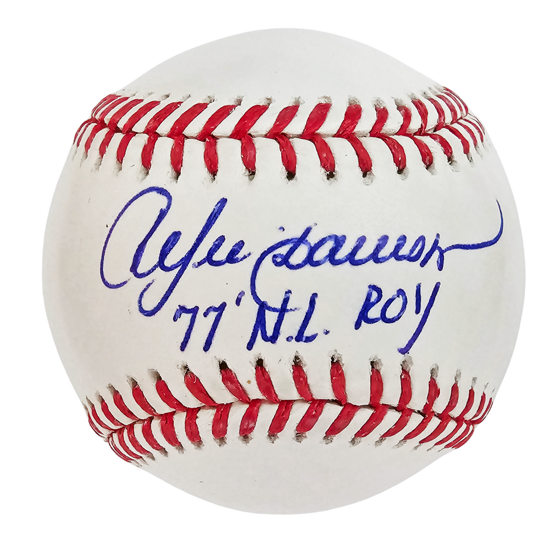 Andre Dawson Signed and Inscribed Baseball. Beckett Authentic