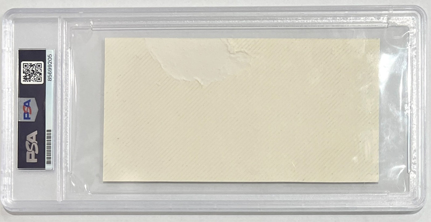 Mother Teresa Signed &amp; Inscribed Prayer Card. Auto PSA Mint 92