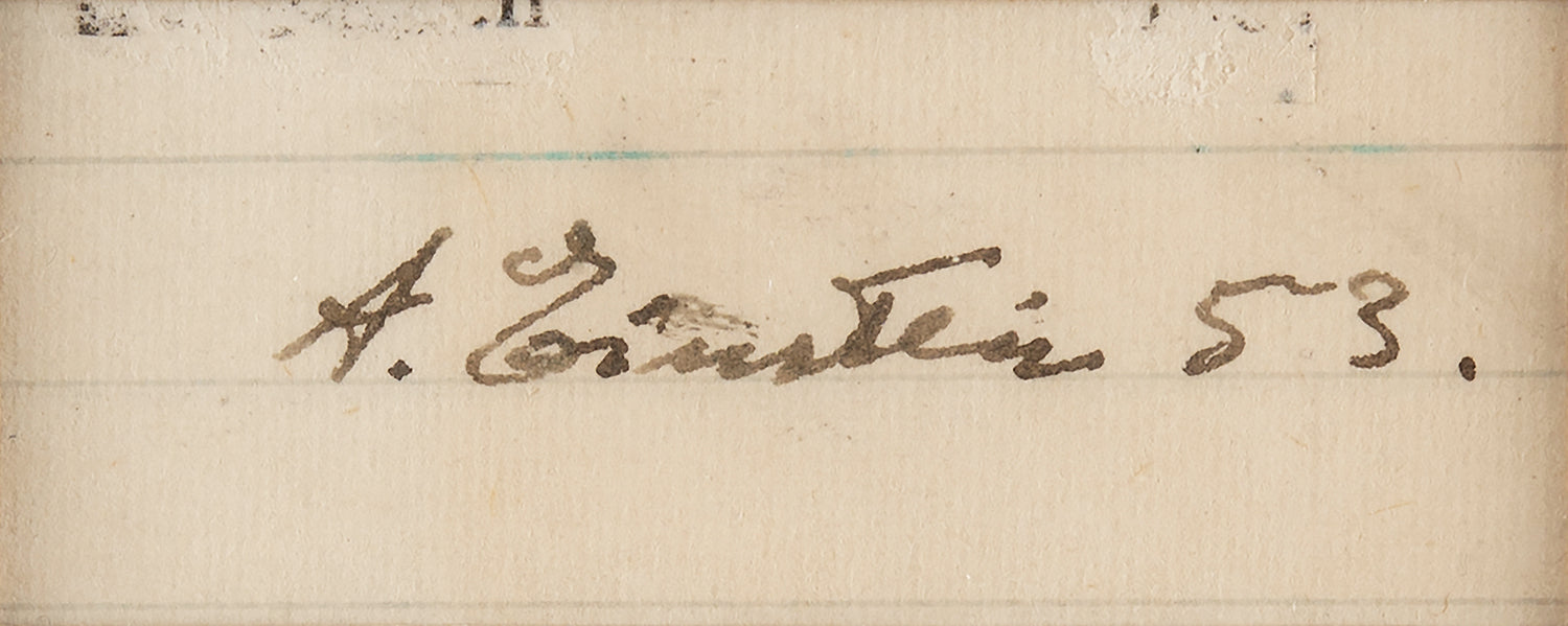 Rare Albert Einstein Signed Autograph Display. JSA
