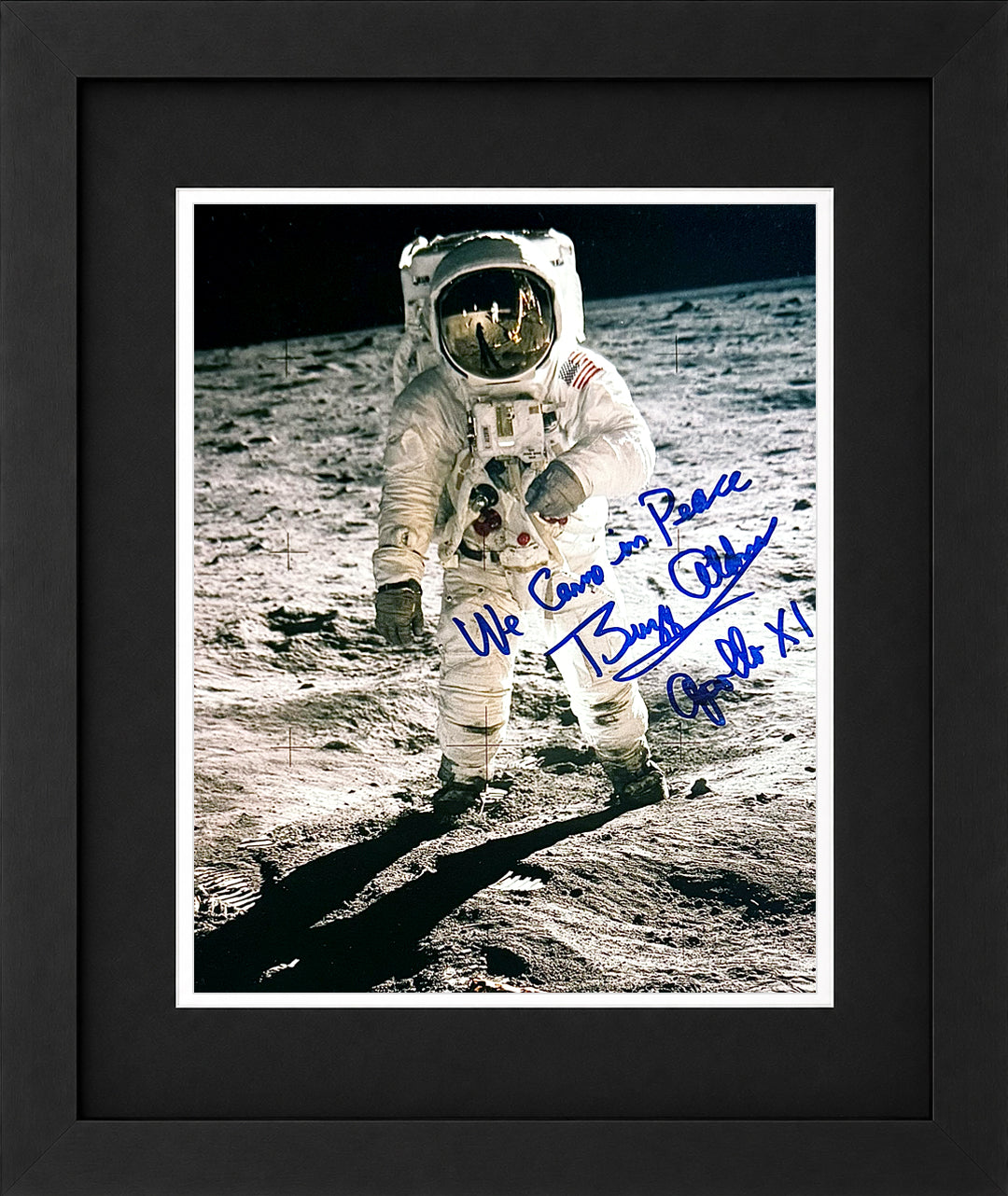 Buzz Aldrin Signed &amp; Inscribed 8x10 Apollo 11 Photo. JSA