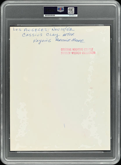 Muhammad Ali Original Photograph, 1962 Cassius Clay Louisville Lip. PSA Type 1