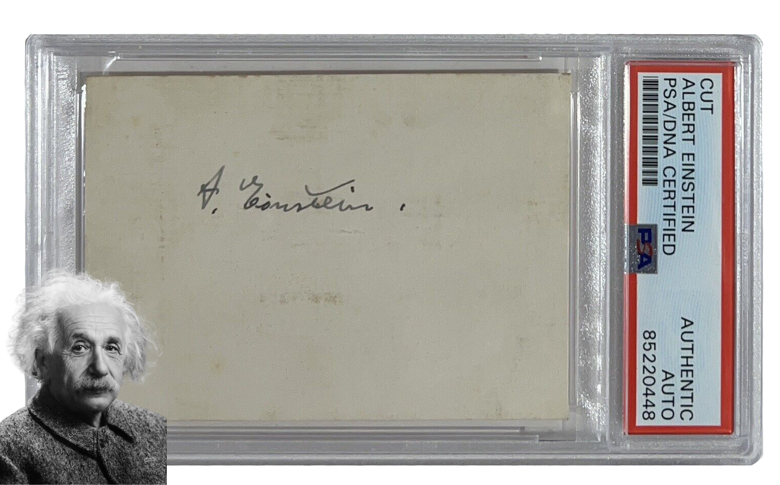Albert Einstein Signed Autograph, Rare Auto. PSA – BC Vintage