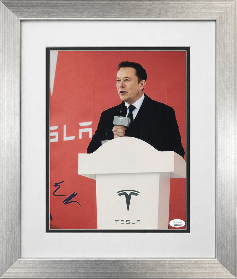 Elon Musk Signed Photograph