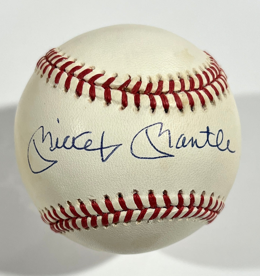 Mickey Mantle Signed Baseball. UDA Authenticated