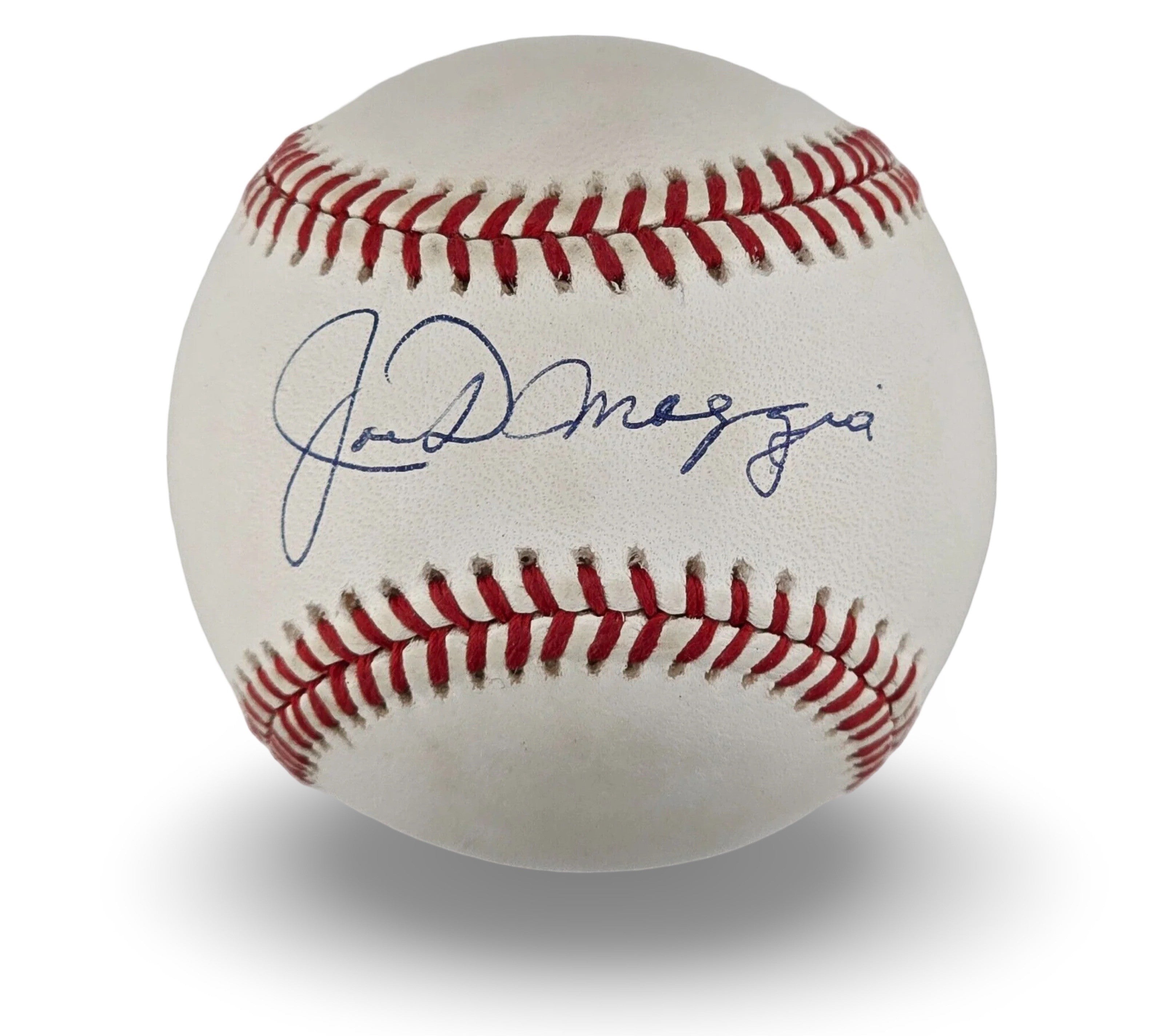 Joe DiMaggio Signed Baseball. PSA Graded 8.5
