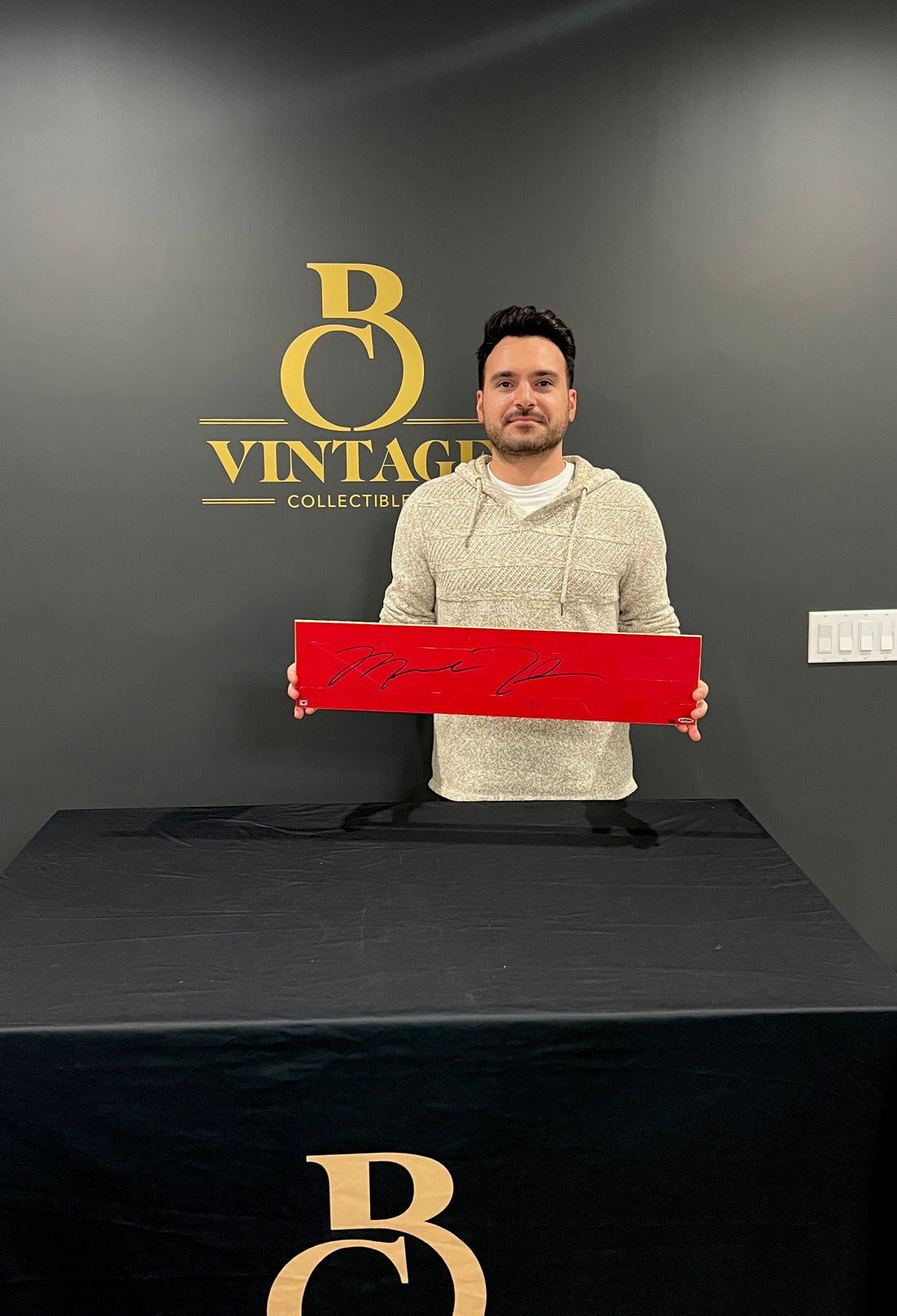 Huge Michael Jordan Signed Game Used Floor, Upper Deck Auto Limited Edition /23