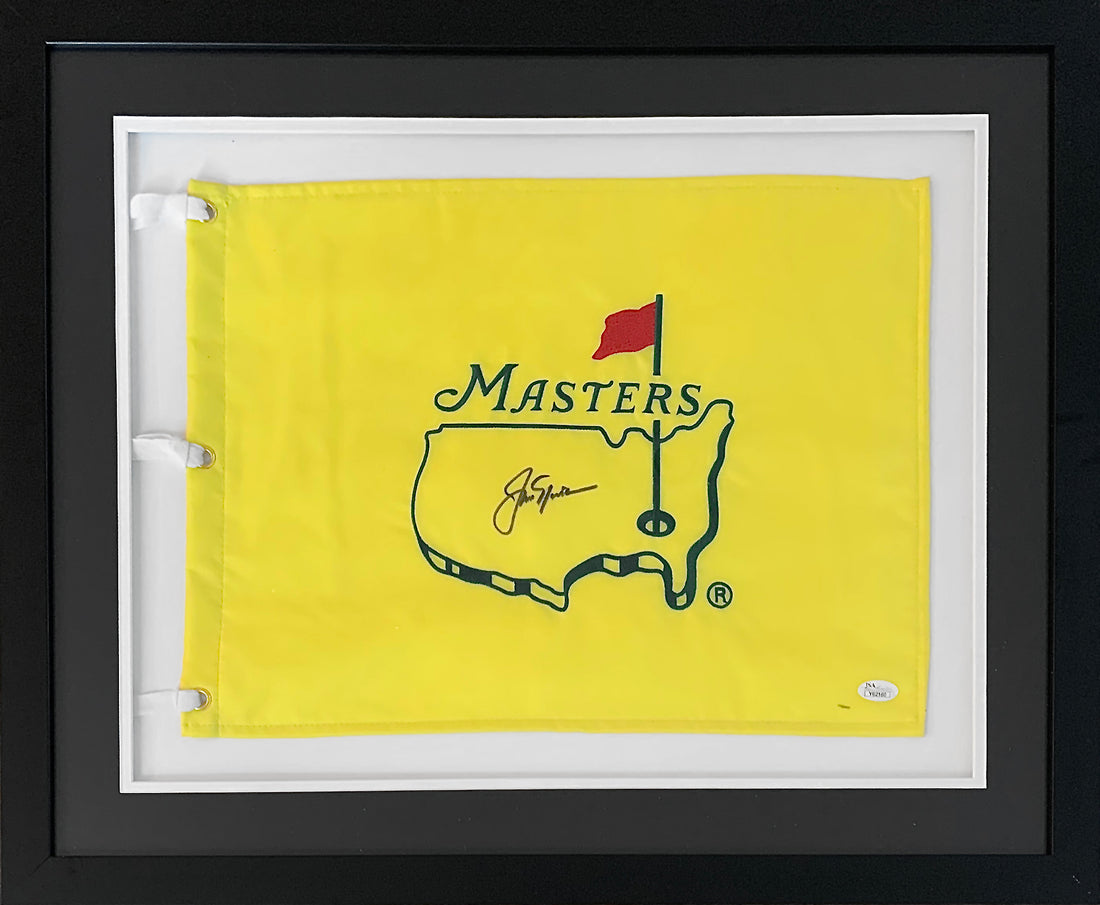 Jack Nicklaus Signed Masters Flag, Augusta National. Auto JSA