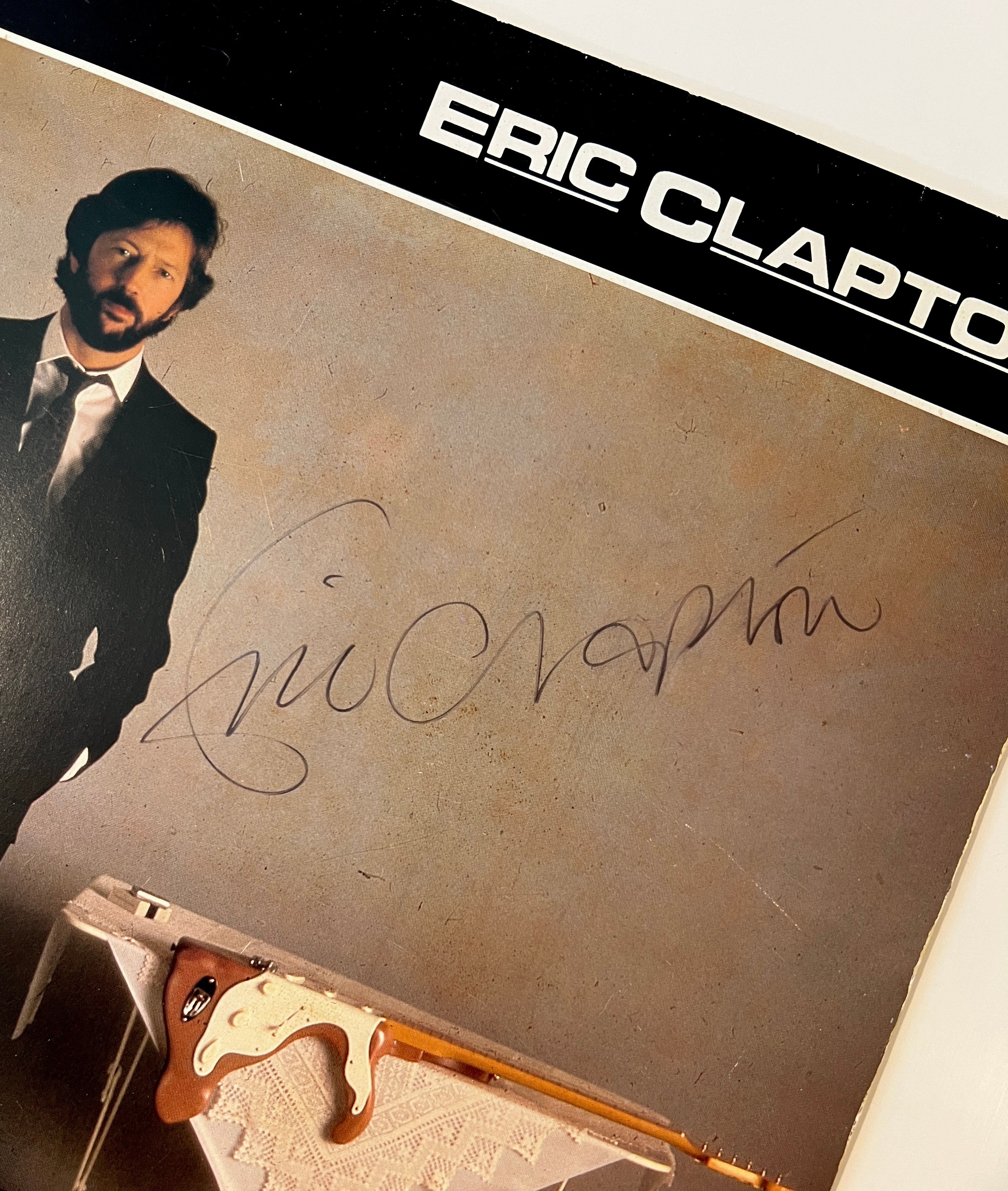 Eric Clapton Signed 1983 Money and Cigarettes Tour Autographed Program. Auto LOA