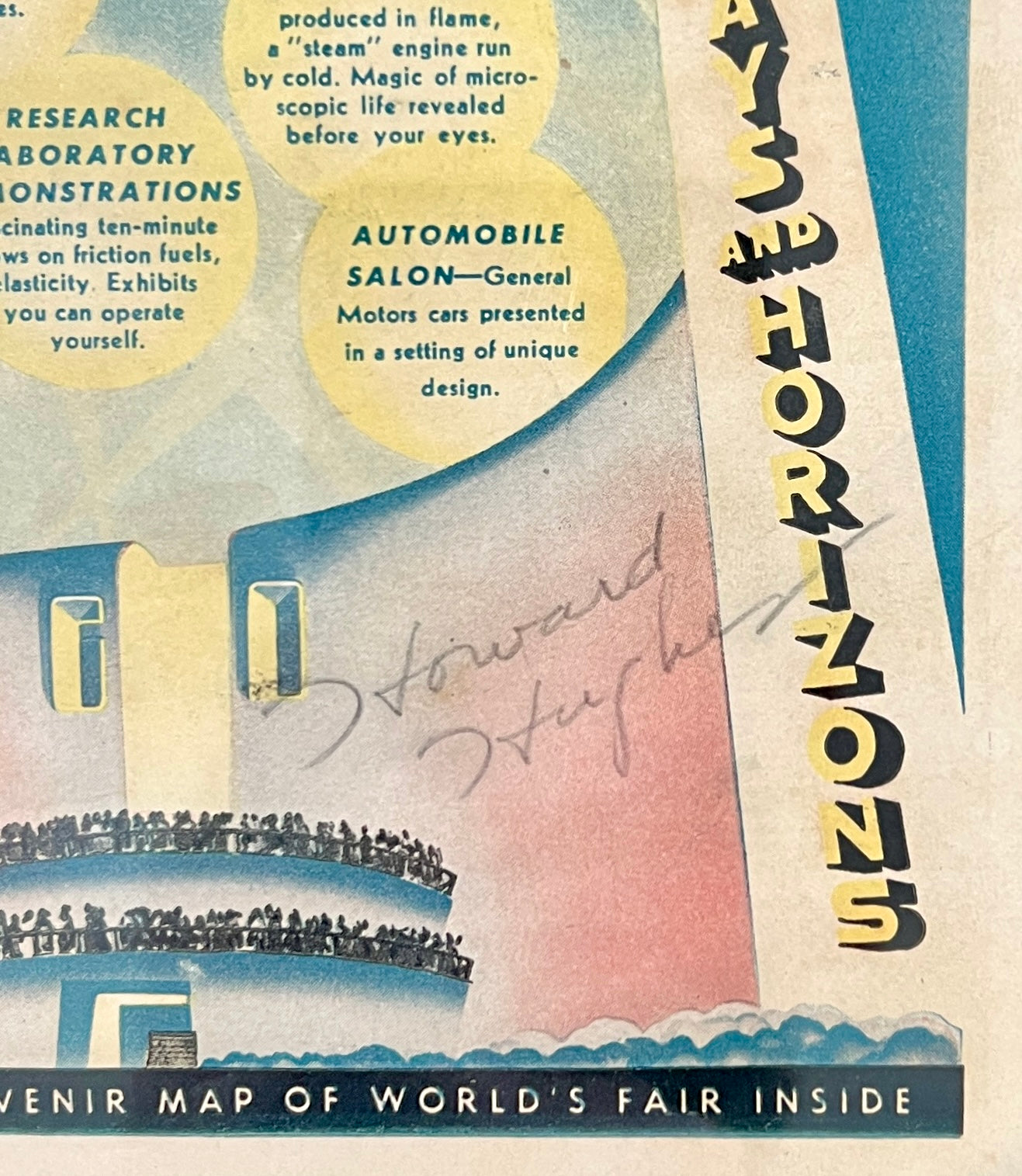 1939 Howard Hughes Signed NY World&