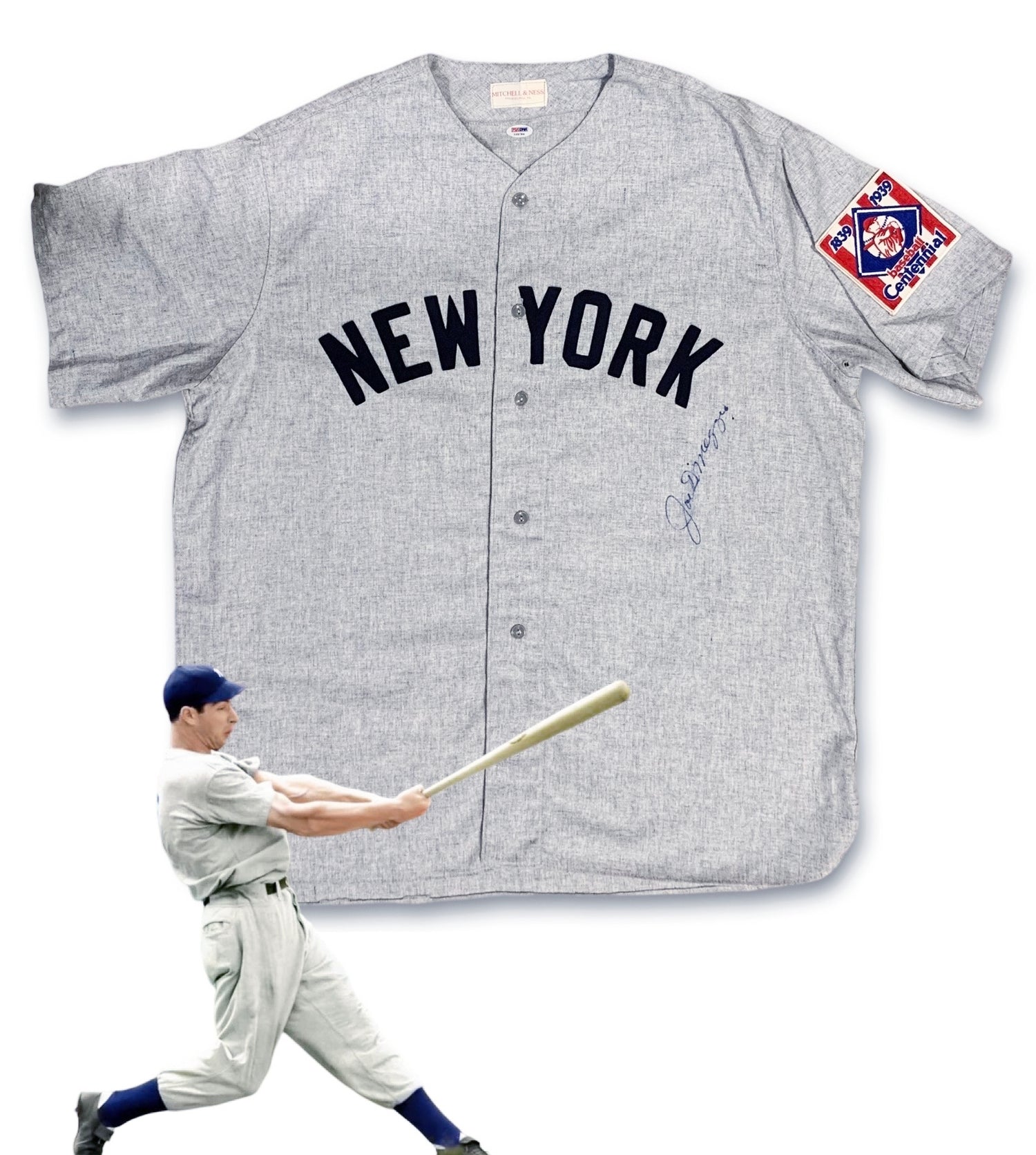 Joe DiMaggio Signed 1939 NY Yankees Autograph Jersey. Auto PSA