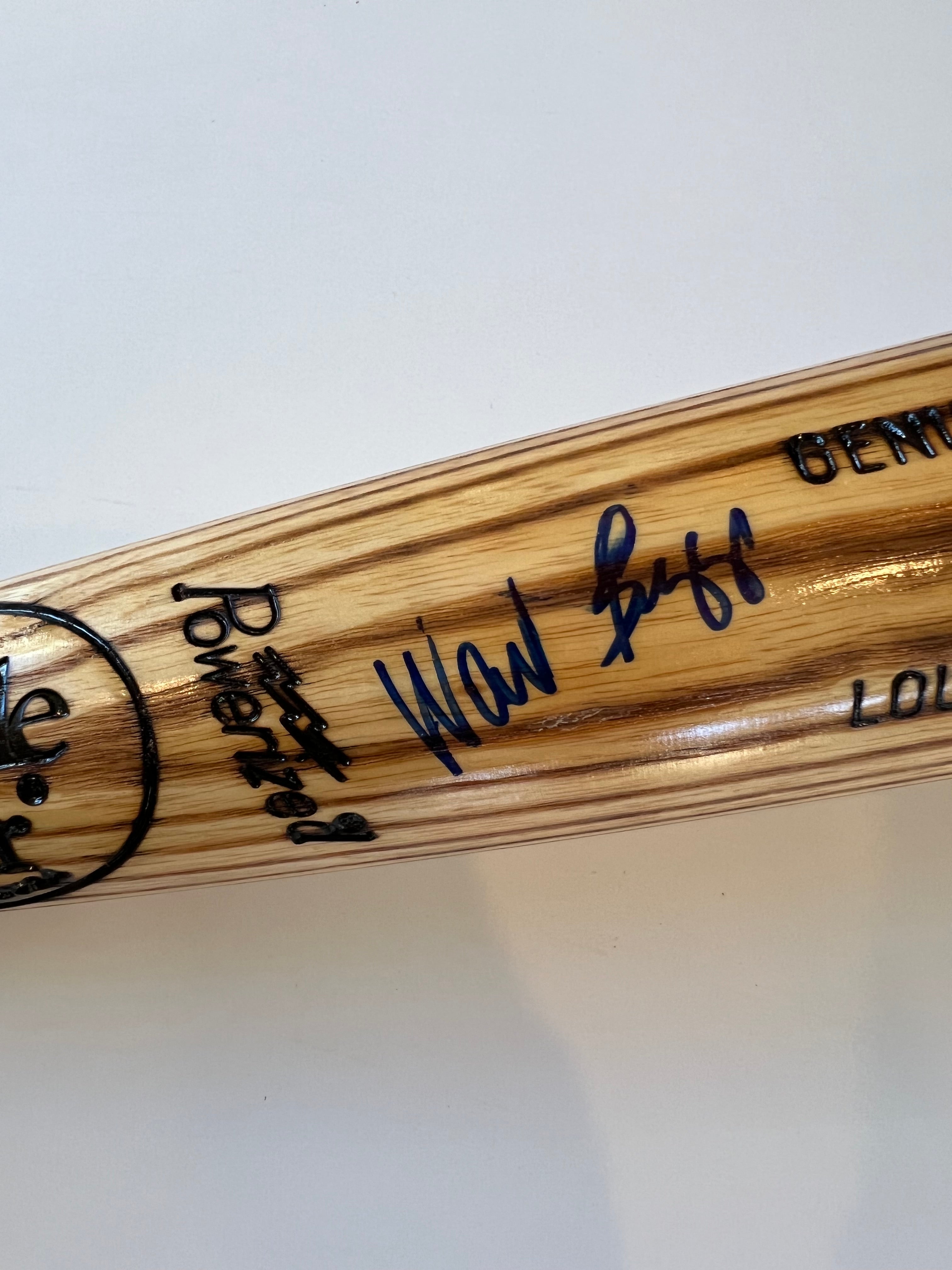 Wade Boggs Signed Baseball Bat Louisville Slugger Auto Autograph JSA