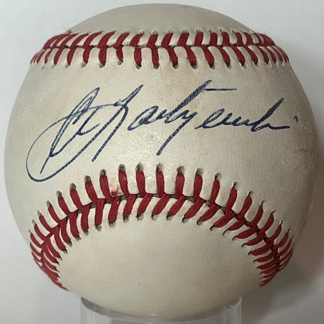 Carl Yastrzemski Single Signed Autograph Baseball. Boston Red Sox. JSA signature