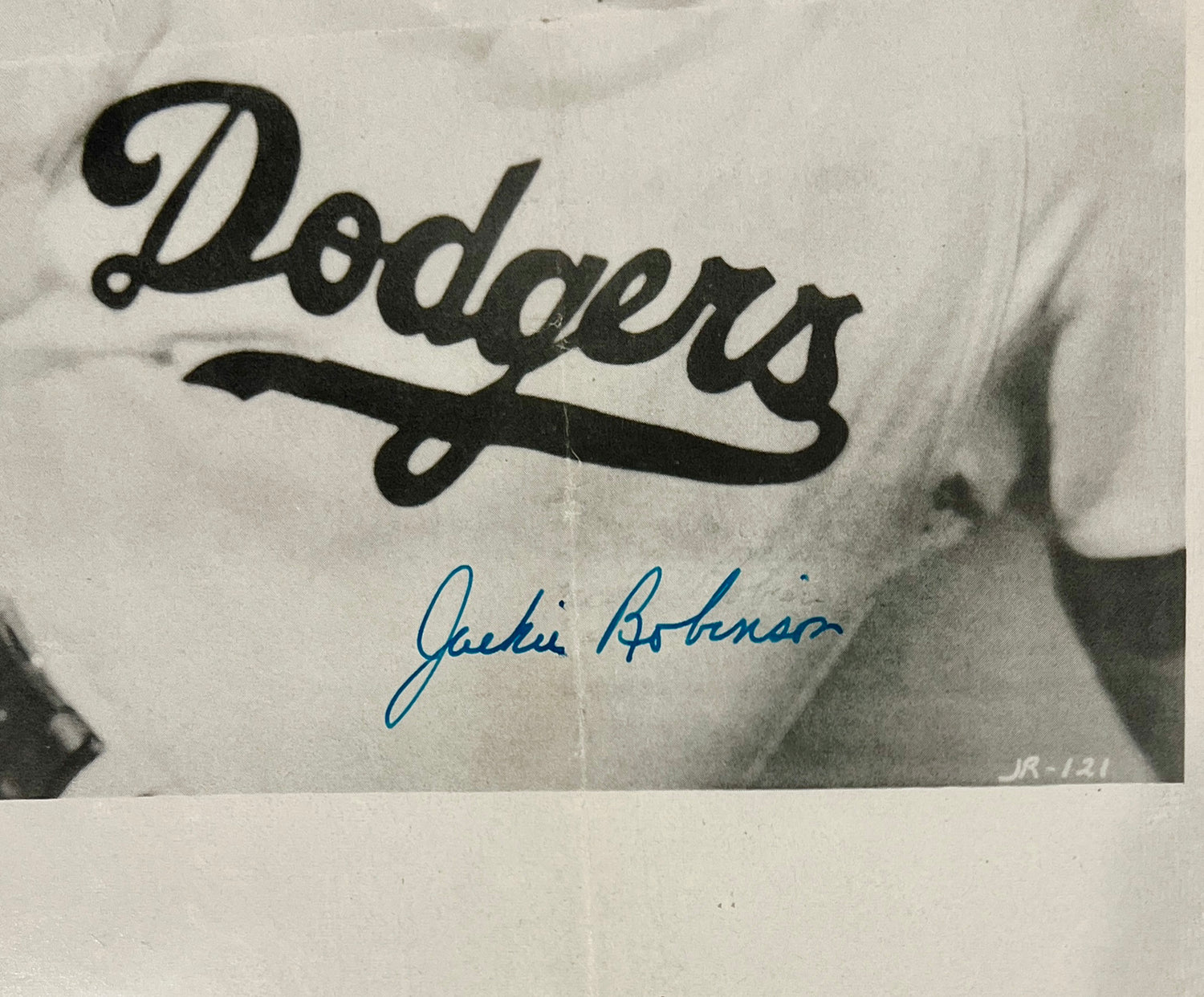 Rare Jackie Robinson Signed Photo. PSA Auto Grade Mint 9